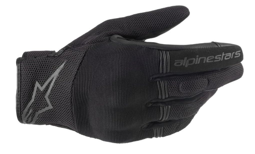 Alpinestars Motorcycle Gloves Black (Size: L) COPPER Gloves (356 8420)