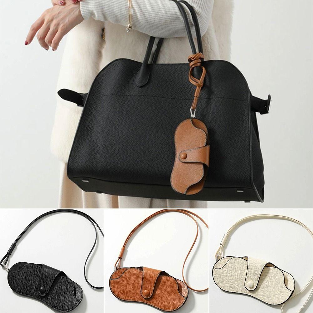 

with Lanyard Sunglasses Pouch Solid Color Hanging Sunglasses SunGlasses Holder Eyewear Accessories чорний