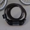 5-Digit Combination Bike Lock, 12mm Steel Cable 1200mm Anti-Cut Spiral Design for MTB E-Bikes