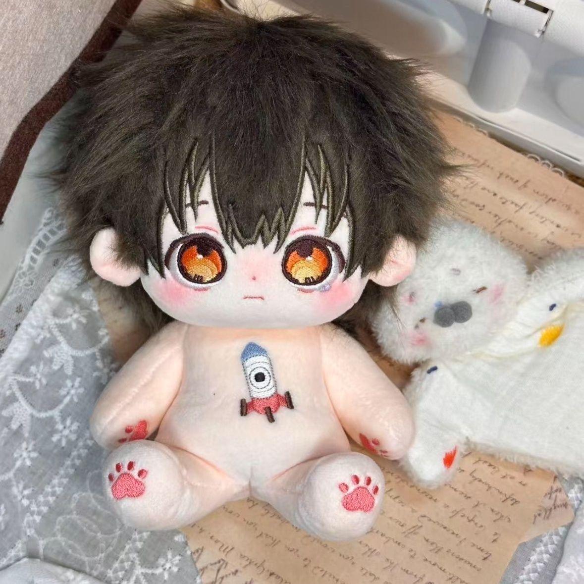 20cm Anime Toilet-Bound Hanako-Kun Hanako Pluche Aankleed Katoenen Pop Lichaam Pluche Speelgoed Voor Kinderen Cosplay Verjaardagscadeau Voor Vriend no skeleton gray