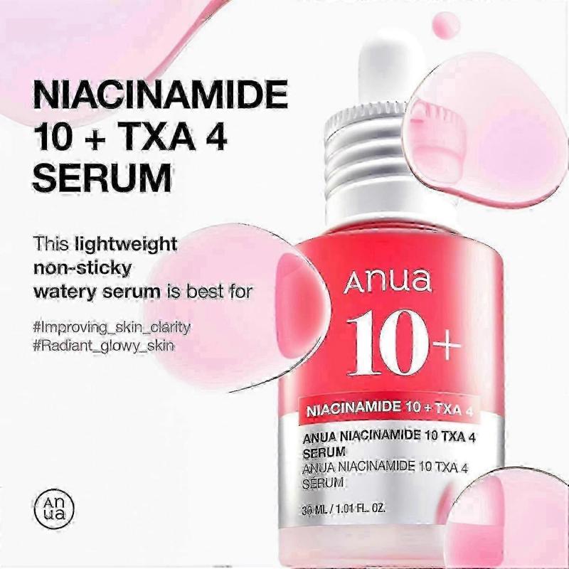 ANUA Niacinamide 10 +Hyaluronic Acid, Facial Serum for Glass Skin, Soothing Facial Spot Care 30ml 1oz