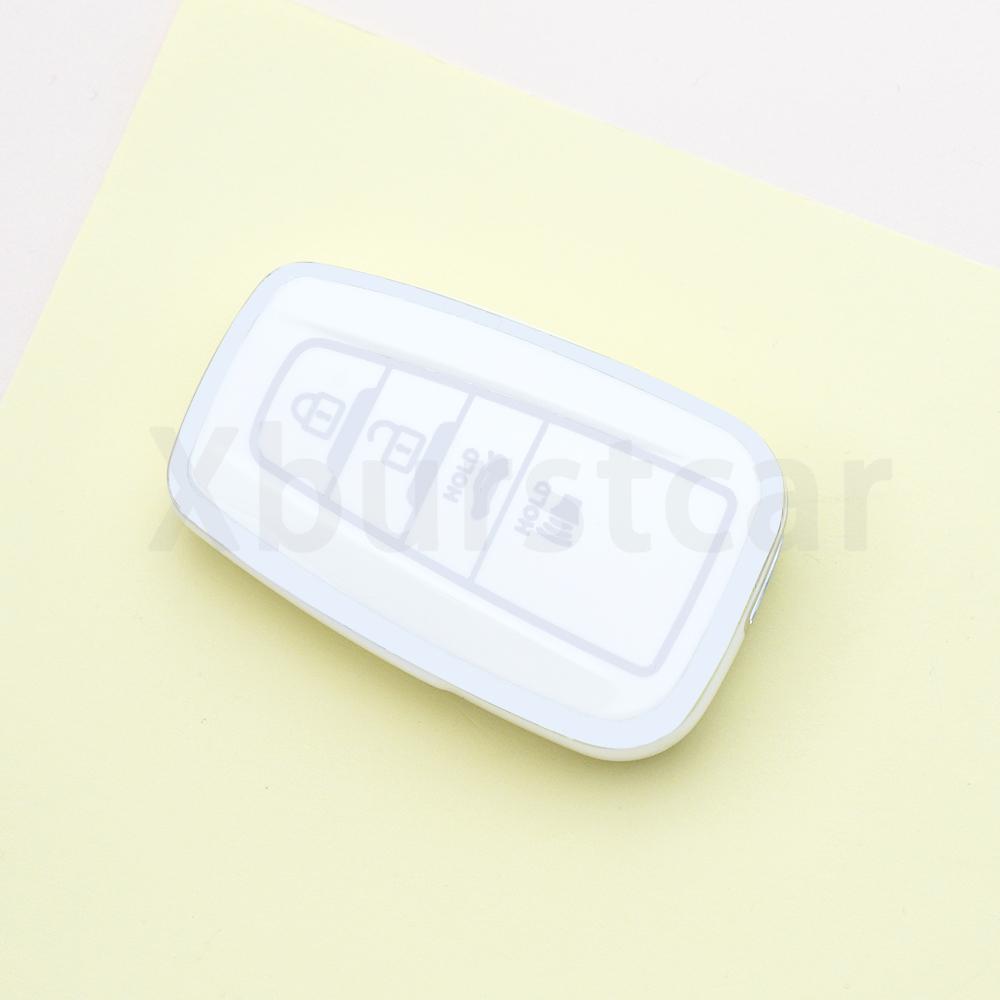 Soft TPU Key Case Keyless Protection Cover  For Toyota Corolla 4Runner Highlander RAV4 Camry Prius Auto Shell Fob Holder Bag