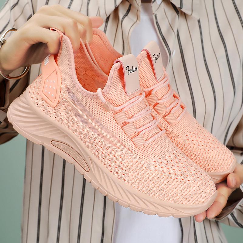 Shoes Women'S Summer Women'S Shoes Hair Generation Simple And Versatile Mesh Breathable Sports Shoes Single Shoes Women