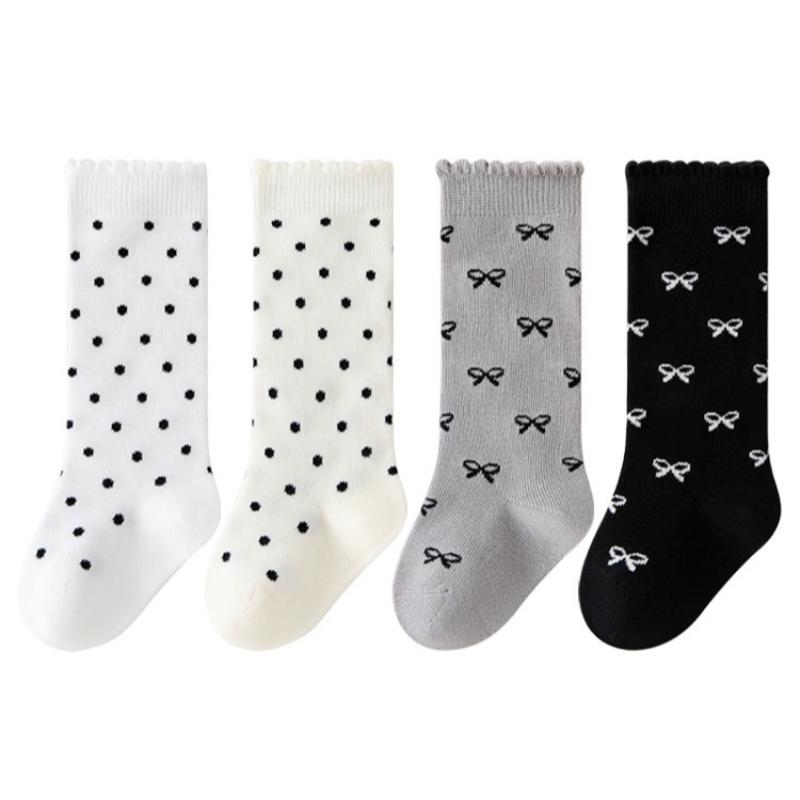 Toddler Socks Newborn Baby Kids Soft Dot Socks Spring Exquisite Cotton Girl Autumn Infant Boy Cute White Socks