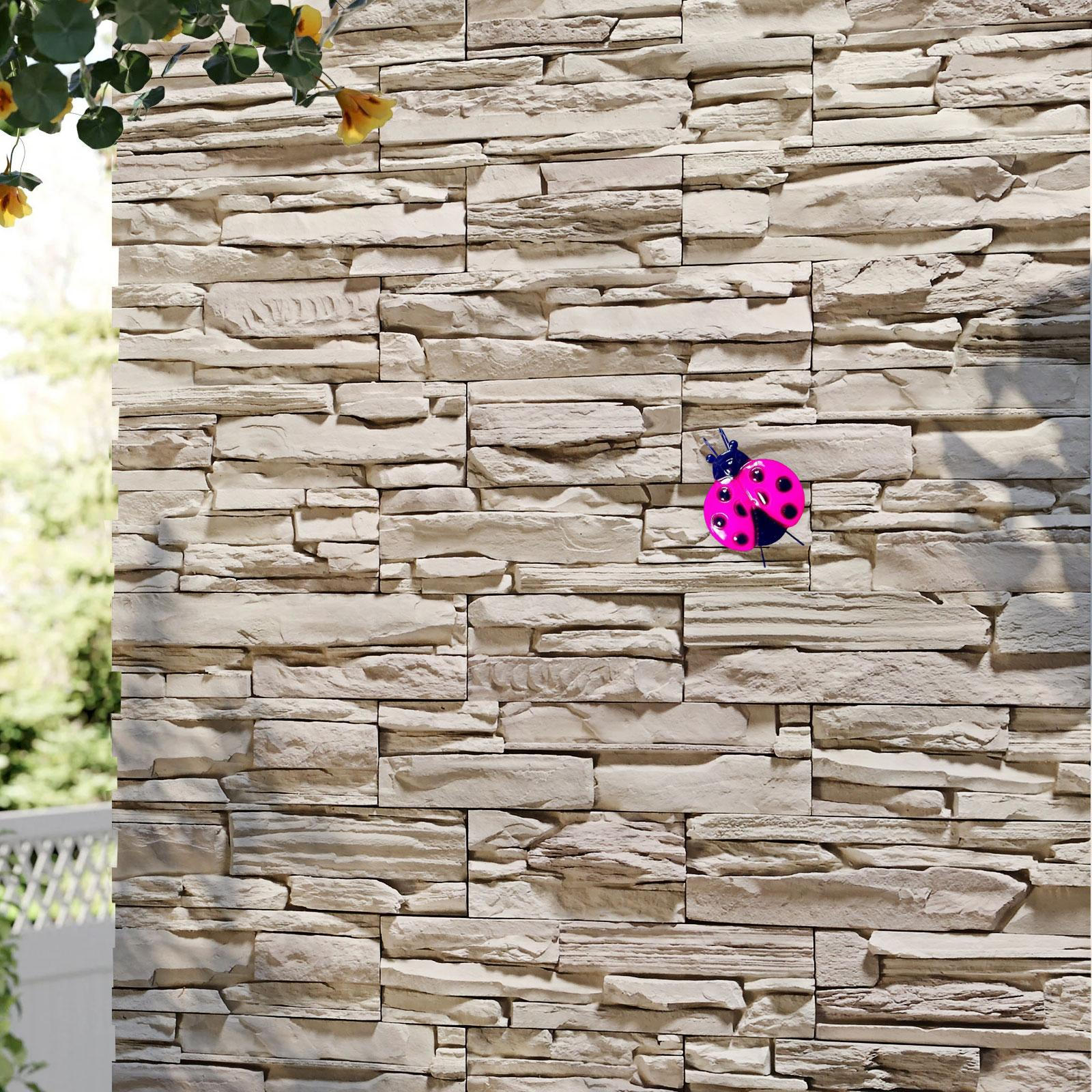 

Божья коровка Садовый декор Металлическое украшение для уличных и внутренних зон розовый