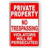 Warning Sign Metal Wall Panel for Garage Studio Cladding