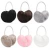 Protecting Ears Winter Plush Earmuffs Multifunctional Elegant Solid Color Fluffy Earmuffs
