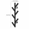 Metal Hat Rack Wall Mount Clothes Hanger Rack Universal Coat Rack  Bedroom