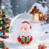 Christmas Cartoon Inflatable  With Green, Thick And Transparent PVC Toy Balls Arranged In The Courtyard
