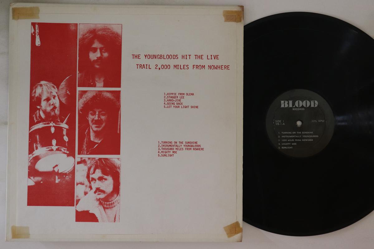 

LP Record YOUNGBLOODS Hit The Live Trail 2000 Miles From YB1 BLOOD US Rock Used
