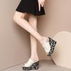 Fashion Women Wedges High Heels Slipper Super High Platform Sandal Designer Slides Summer Peep Toe Mules Slippers for Women Pumps Slides