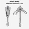 Kayak Anchoring Kayak Fishing Anchoring Kit Folding Heavy-Duty Retrievable Boat Accessories For Lake Fishing Kayaking Dock
