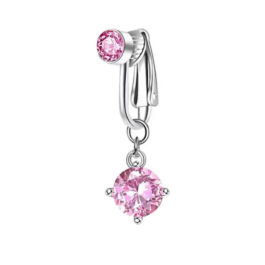 

Non-Piercing Butterfly Fake Belly Piercing Butterfly Clip On Umbilical Navel Crystal Fake Piercing Fake Clip Belly Button Rings Heart&Navel & Bell Button Rings&Body
