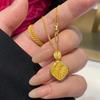 New In Wire Drawing Rhombus Pendant Hollow Out Geometry Necklace Fashion and Trend Light Luxury Collar Chain  Gift