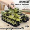 Main Battle Tank Building Block Splicing Model Ornaments Children's Educational Toys