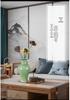 Green Glaze Antique Chinese-style Jingdezhen Ceramic Vase for Flower Arrangement and Home Decoration