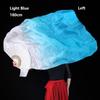Tricolor Gradient Gradient Color Dancer Fan Right&Left Hands Rayon Silk Fans