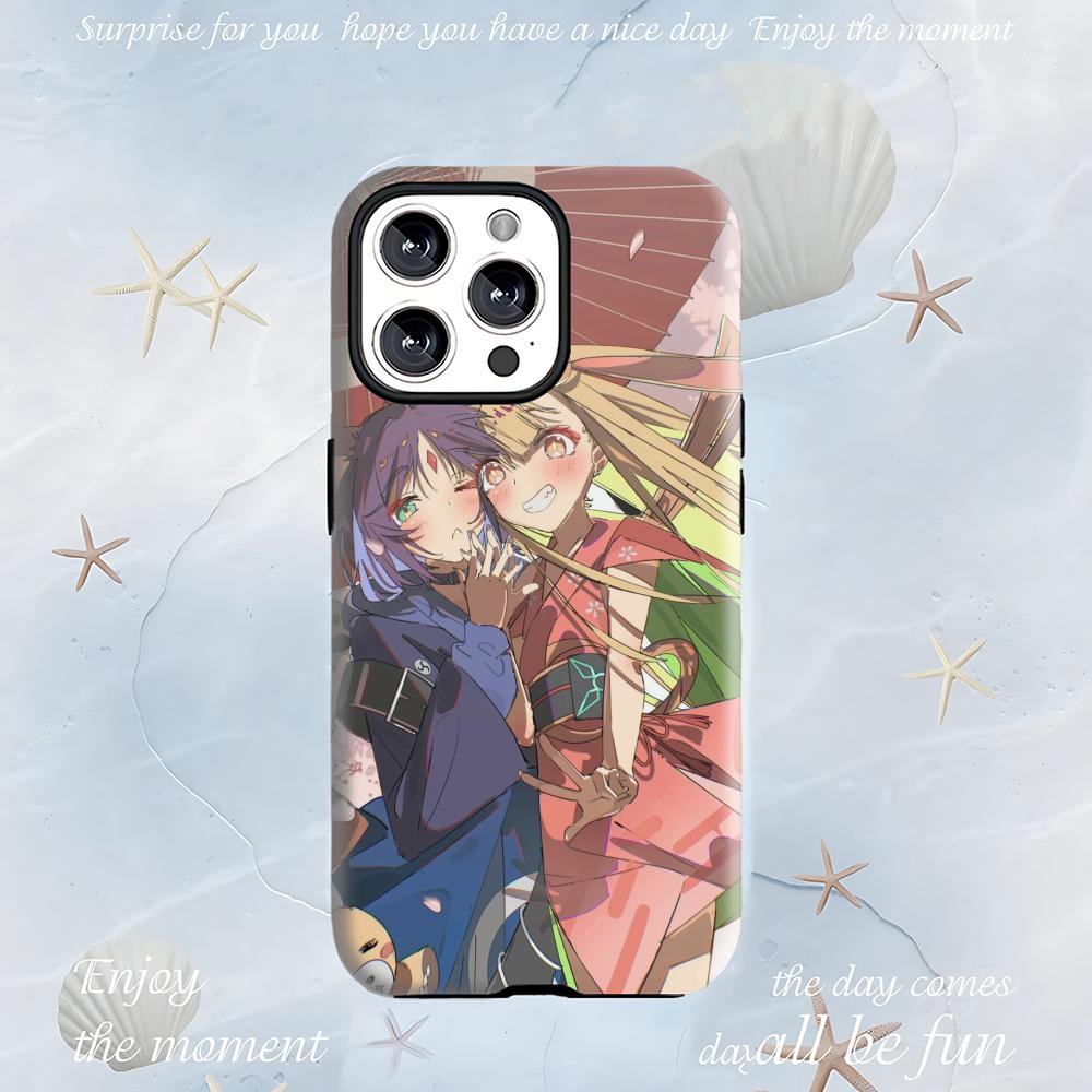 Cosmic Princess Kaguya Anime Phone Case 2-in-1 Glossy shell For iPhone 17 16 e 15 14 13 12 11 Pro Max Plus mini XS