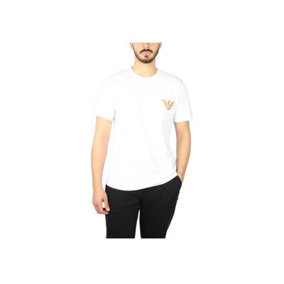 Logo Short Sleeve Crew Neck T-Shirt Men Tops White EM000574-AF12349-F0065