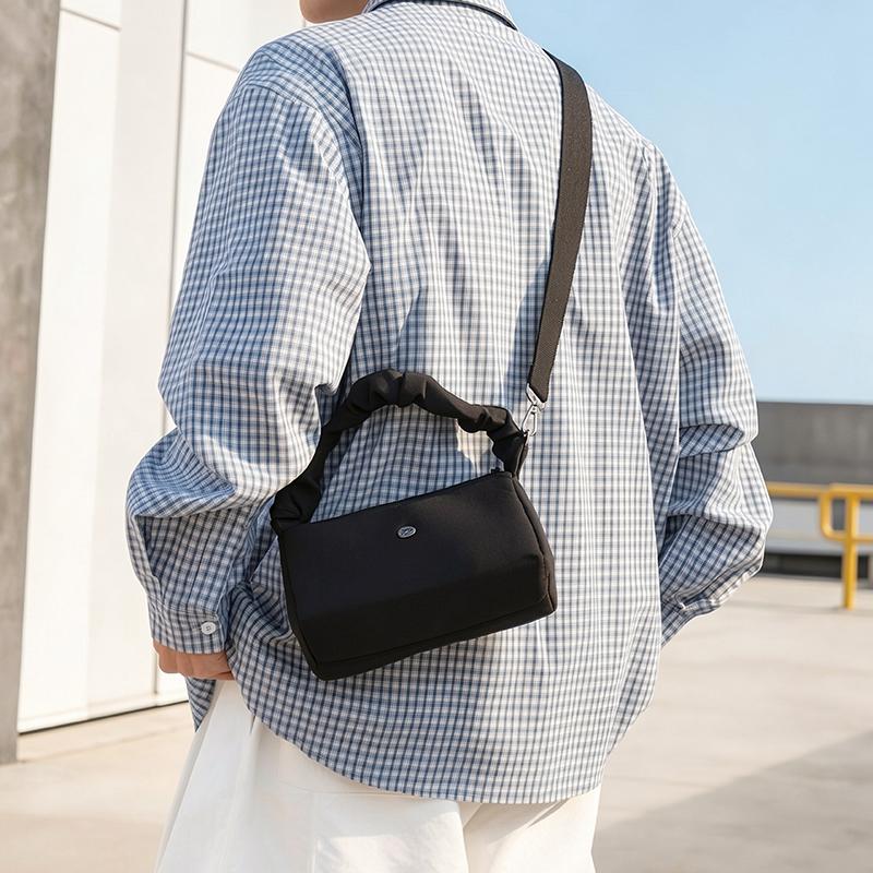 Women's Multi-compartment Nylon Shoulder Bag