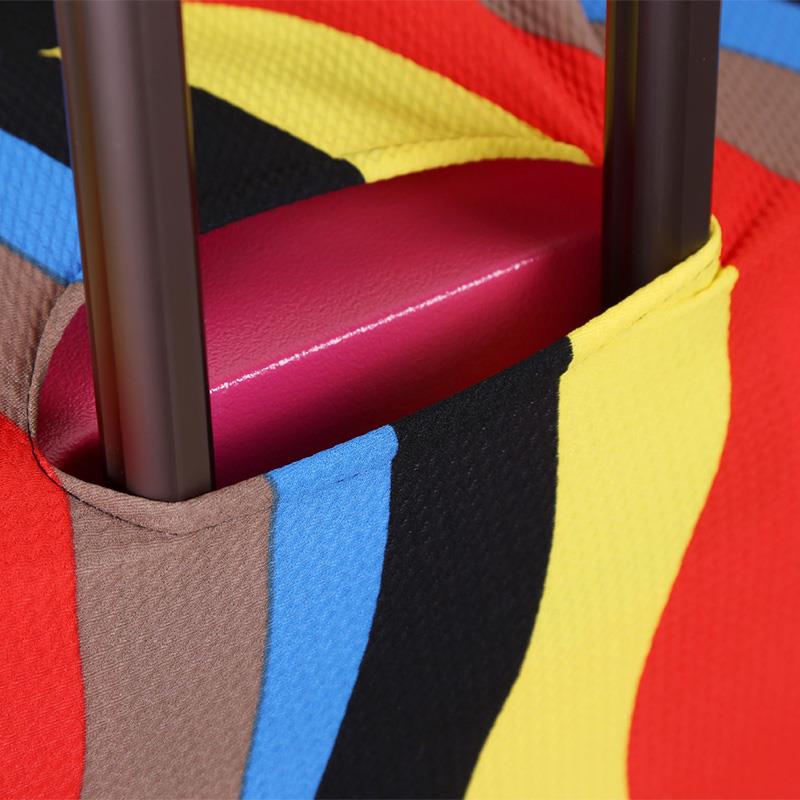Multi Color Print Luggage Cover Suitcase Cover Protector Suitcase For 18-28 Inch Luggage Boot Prevent Scratches Travel Accessory