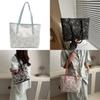 Fashionable Pu Leather Tote Bag For Women Trendy Summer Street Style Shoulder Bag