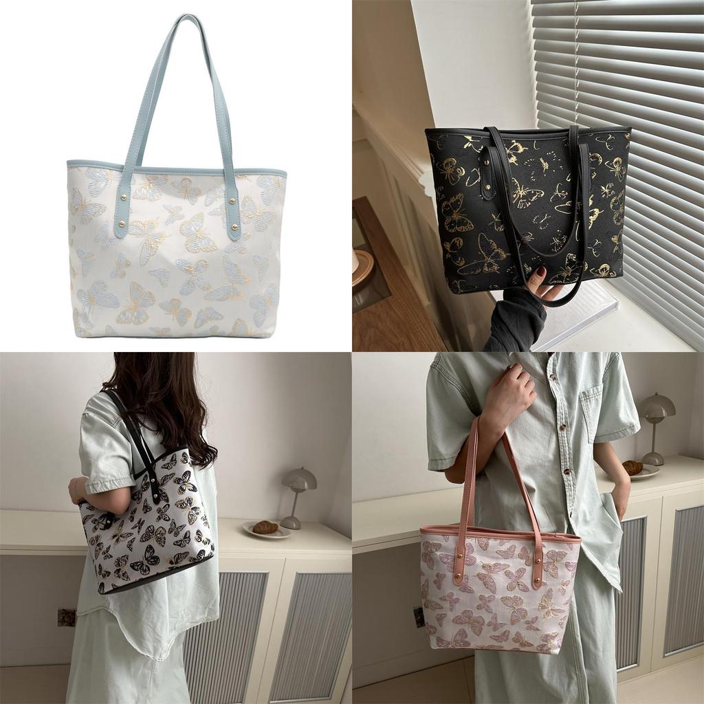 Fashionable Pu Leather Tote Bag For Women Trendy Summer Street Style Shoulder Bag
