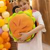Hamburger-Rucksack mit verstellbaren Trägern, realistisches 3D-Design, großes Fassungsvermögen, geräumige Fächer, Aufbewahrungstasche für Cheeseburger-Rucksack