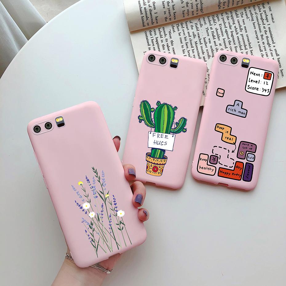 For Huawei P10 plus Phone Case Cute Painted Silicone Back Cover Protector Funda For Huawei P10plus P10 P 10 Plus HuaweiP10 Cases