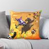 Castle Crashers Poop Deer Square Pillowcase Polyester Linen Velvet Printed Zip Decorative Throw Pillow Case Home Cushion Cover