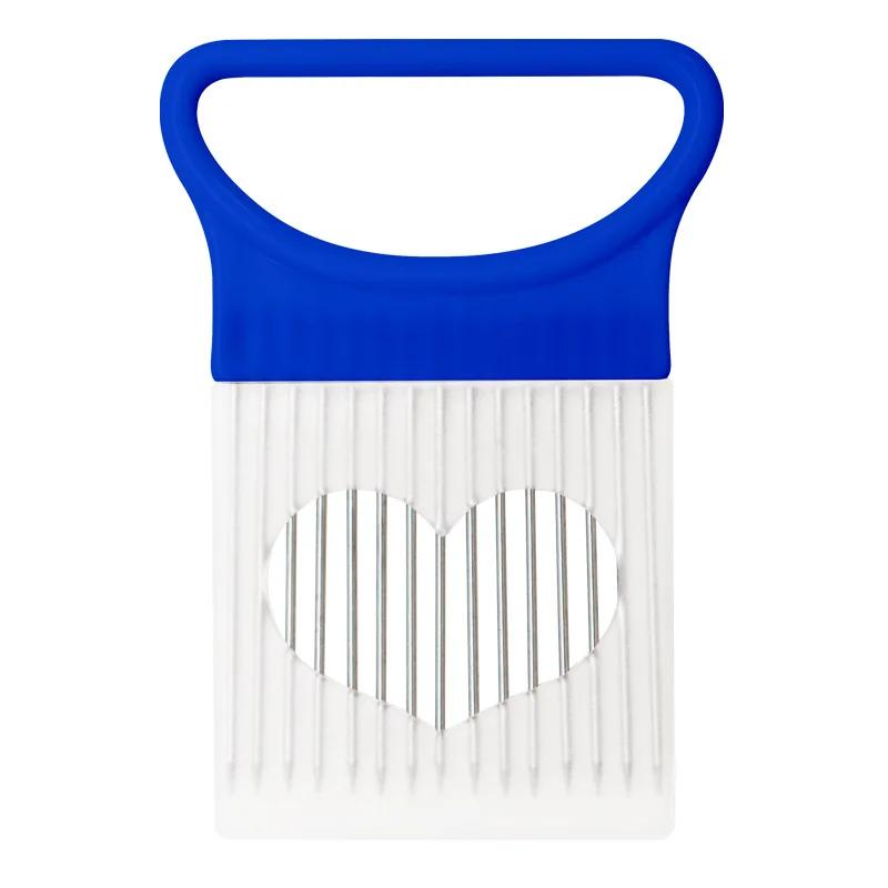 Stainless Steel Onion Needle Fork Pine Meat Needle Vegetable Fruit Slicer Tomato Cutter Cutting Holder Kitchen Accessorie Tool