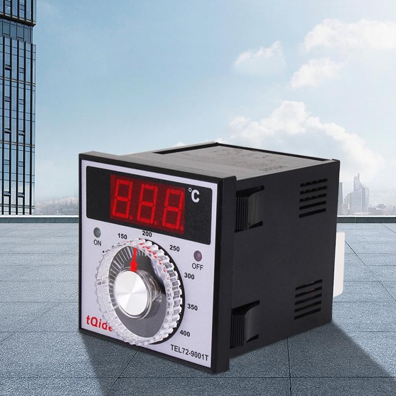 Temperature Controller High Voltage 220ACV to 380ACV K Type Electronic Thermostat Regulator for Home Baking Oven
