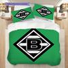 Borussia Vzor Povlečení Sada Prošívaných Dek Quilt Cover Povlak na Polštář Domácí Dekorace Dárek k Narozeninám (1 * povlak na peřinu + 2 * povlak na polštář, bez jádra)