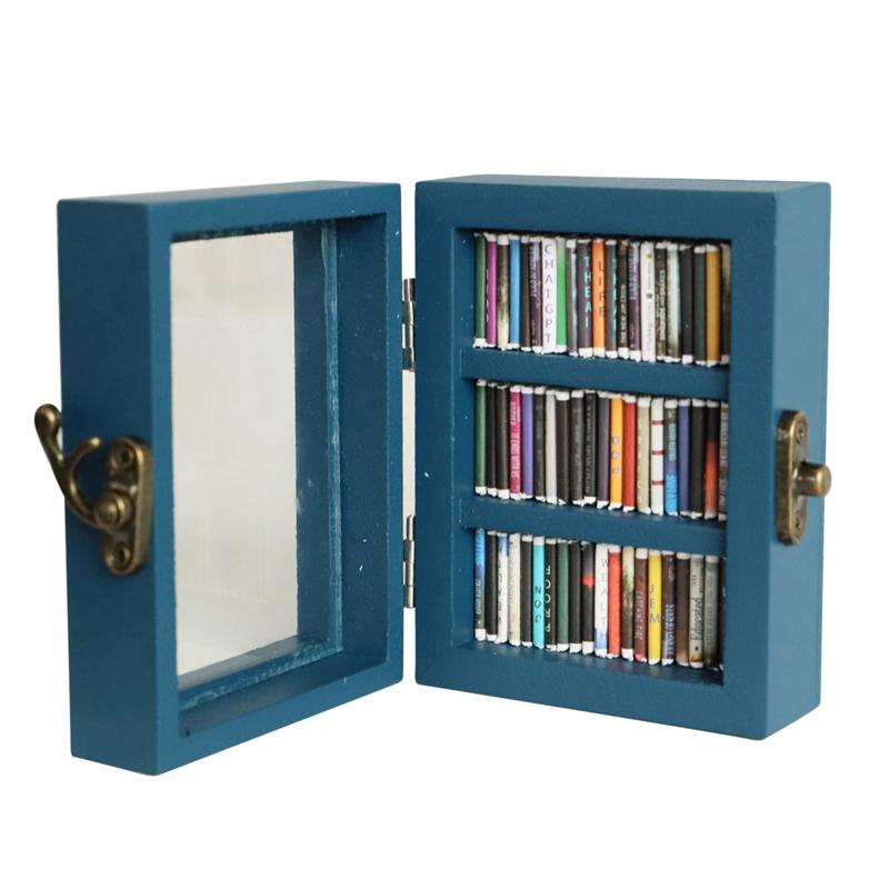 

Креативное средство для снятия стресса, миниатюрное украшение для книжной полки с 60 мини-книгами, которые избавят вас от беспокойства