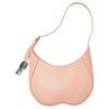 Burberry Adjustable B Buckle Zipper Closure Calfskin Tote Shoulder Bag Women Bags Pink 80835111