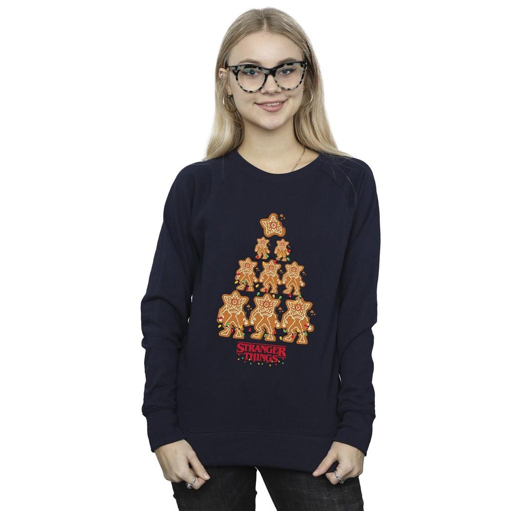 Netflix Womens/Ladies Stranger Things Gingerbread Sweatshirt