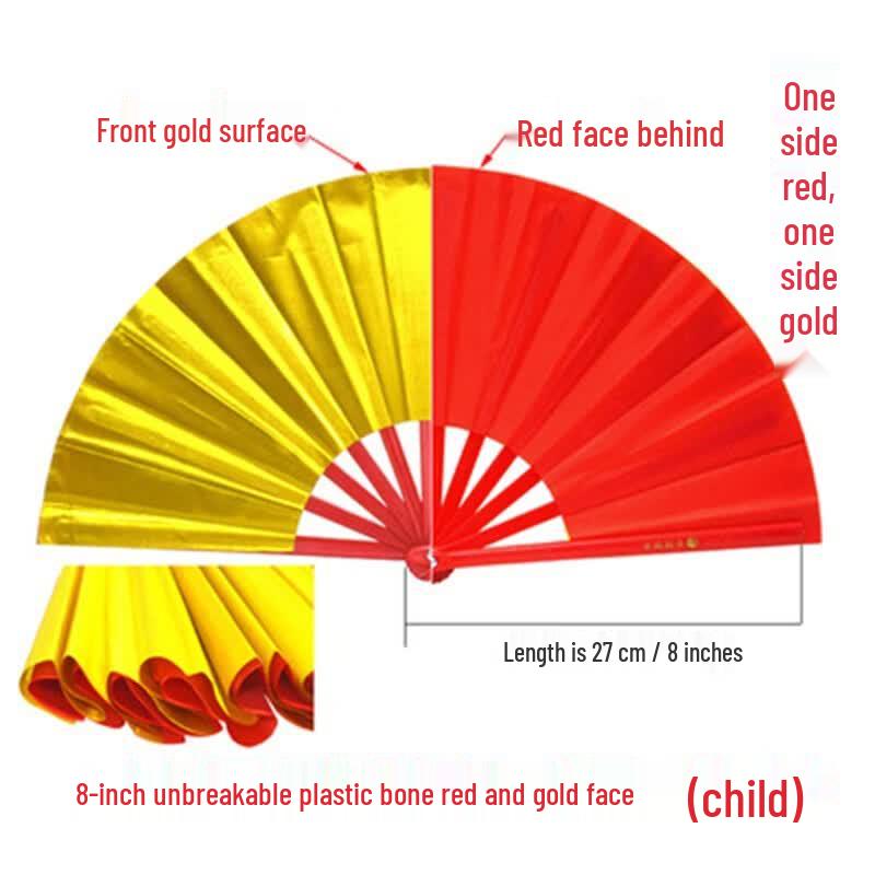 Fengyi 8-inch Kids Kung Fu Tai Chi Fan Set (5-Pack)