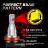 H11 H8 H9 LED Headlight Kit 6000K White Fog Light Bulbs Bright High & Low Beam