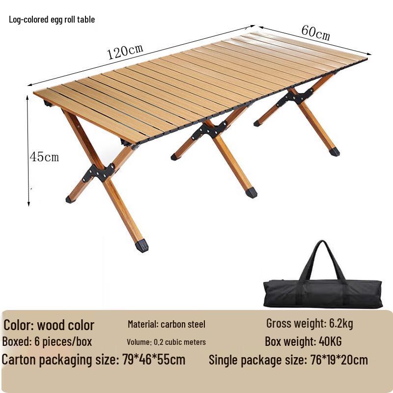 Yiyayun Outdoor Folding Camping Table & Chair Set