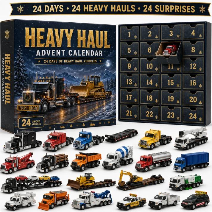 Transportation Advent Calendar With Acrylic Material For Holiday Gift And Kids Play