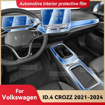 Pentru Volkswagen ID.4 CROZZ 2021-2024 Ecran Consolă Centrală Interior Mașină Folie de Protecție Folie Anti-zgârieturi Autocolant Accesorii