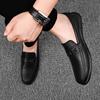 Fashion High Quality Men Wedding Dress Shoes Fashion Breathable Driving Shoes Genuine Leather Handmade Men Flats New Lightweight Loafers