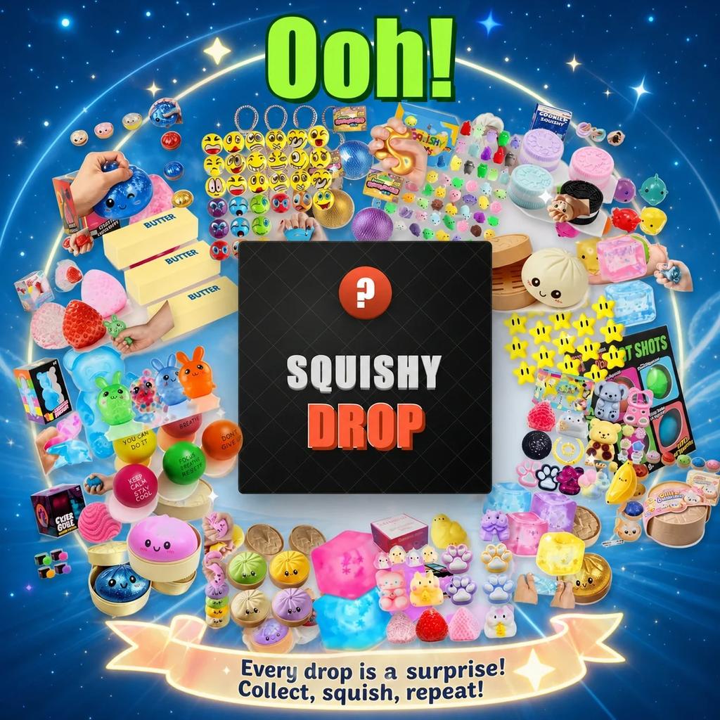 Plus de 100 Styles Cadeau Mystère Surprise Boîte Aveugle DrPepperrNeDoh Cube Sympa Beurre Stick Jouet Anti-Stress à Presser pour Adultes Cadeaux