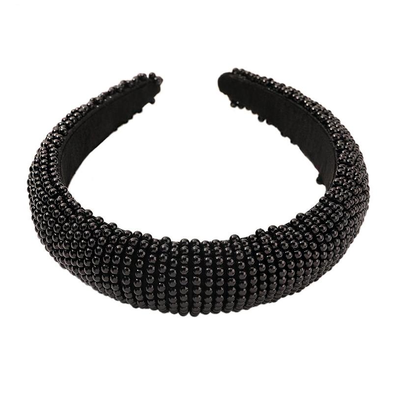 Luxuriöse Perlen Breite Stirnbänder für Frauen Mädchen Kopfschmuck Mode Stirnbänder Weibliche Haarbänder Kopfreifen Haaraccessoires
