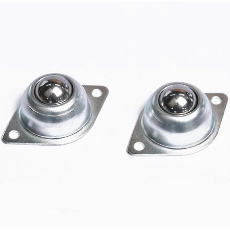5pcs Carbon Steel Swivel Ball Caster Wheel Car Robot Universal Eye Round Wheel For Machinery Furnit
