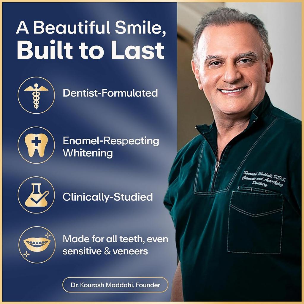 Lumineux Oral Essentials, Certified Non-Toxic Whitening Strips, 18 Strips / 9 Treatments