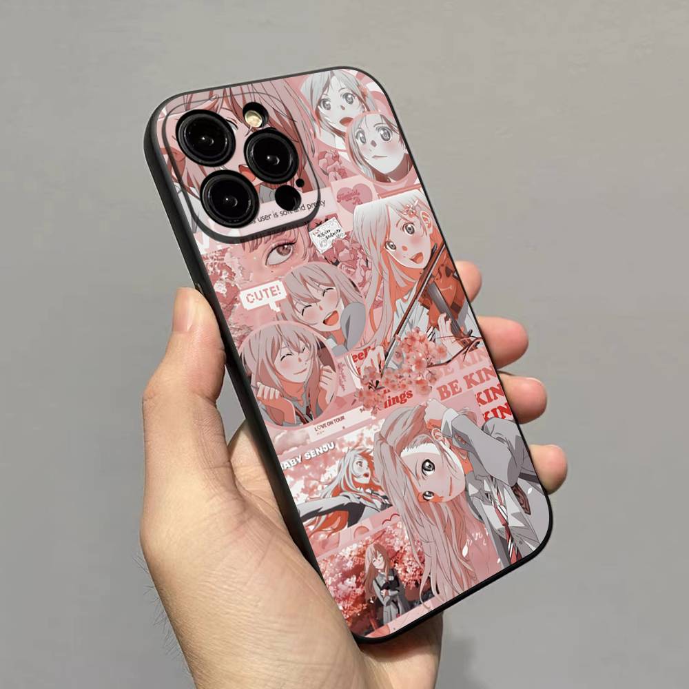 Your Lie In April Phone Case For IPhone 17 16 15 14 11 12 13 Pro Max Plus Mini Soft Back Cover