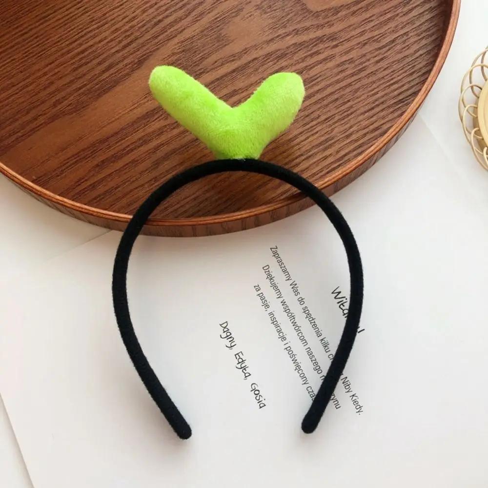 Headwear Bean Sprout Hair Clips New Cute Style Hair Accessories Duckbill Clip Green Color Headband