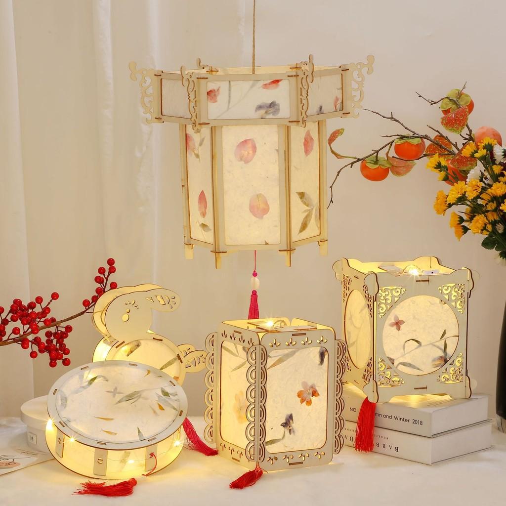 Creative Diy Led Lantern Craft Kit For Kids Featuring Colorful Shapes And Designs