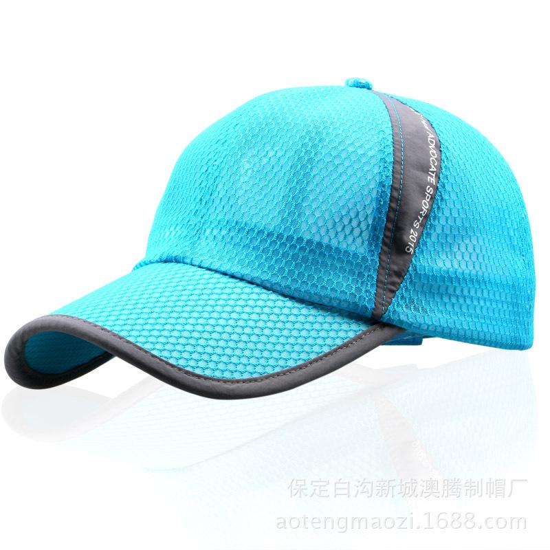 Hut Herren Sommer Atmungsaktive Mesh-Kappe, Outdoor Schatten Sport Freizeit Damen Baseballkappe